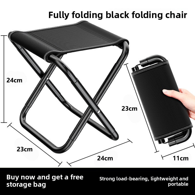 Portable Folding Camping Stool with Storage Bag
