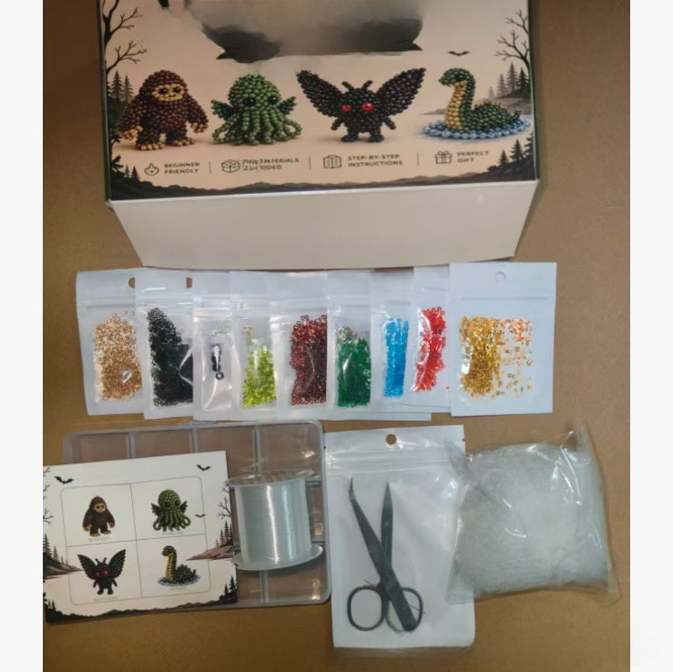 Tiny 3D Beaded Animal DIY Craft Kit