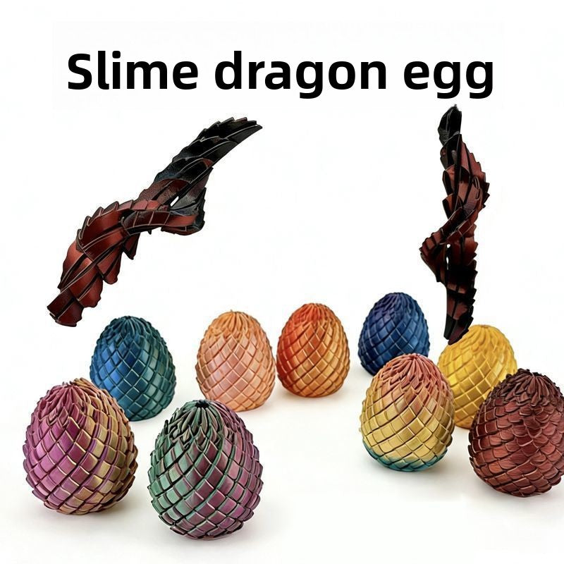 3D Printed Dragon Egg Rotating Stress Relief Toy