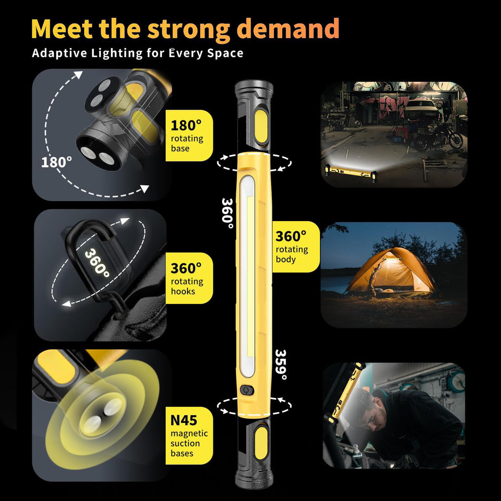 Multifunctional Magnetic Outdoor Camping Work Light